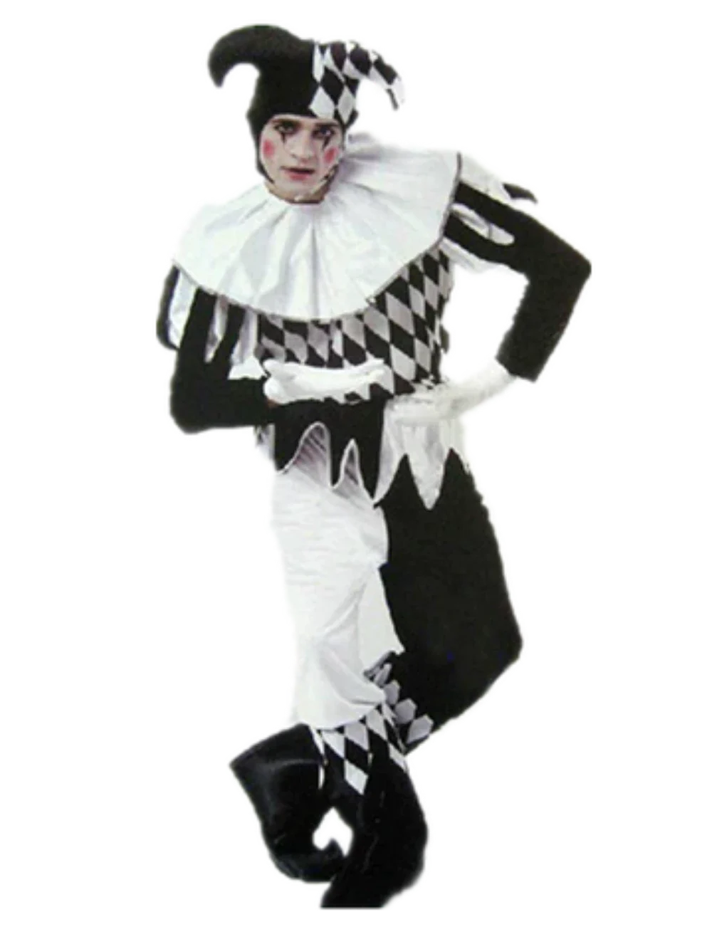 Jester Clown Costume Set (4 Options) One Size Fits Most