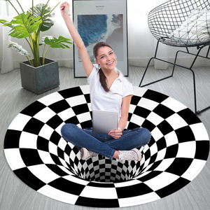3D Vortex Portal Carpet Optical Illusion (5 Sizes)