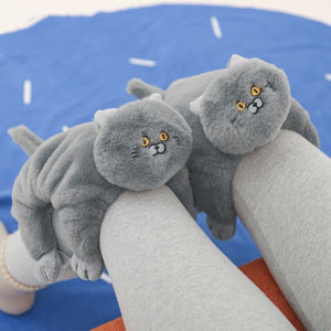 Fur Funny Cat Shoe Fuzzy Slippers (2 Styles) 8 Sizes