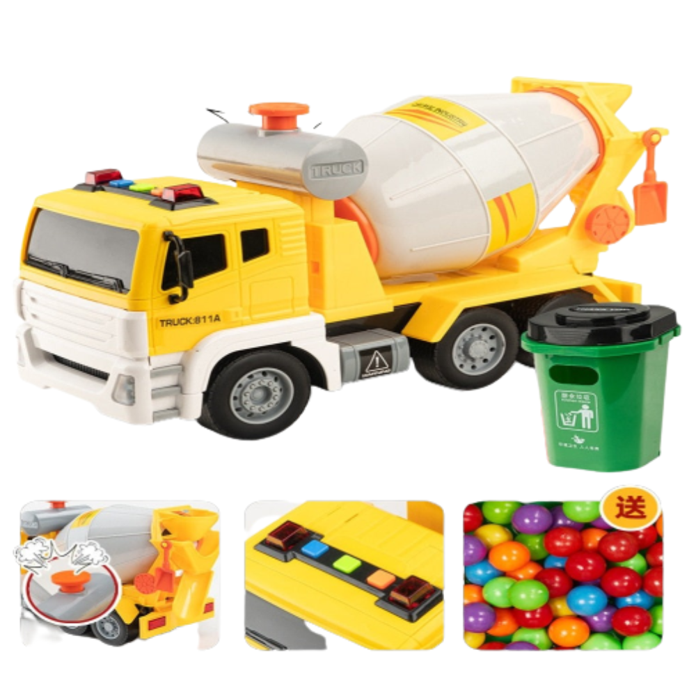 Simulation Mixer Truck Toy Set (4 Options)