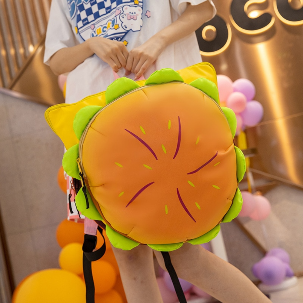 Cheesy Burger Shoulder Bag Backpack (2 Options)