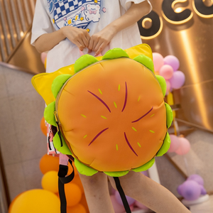Cheesy Burger Shoulder Bag Backpack (2 Options)