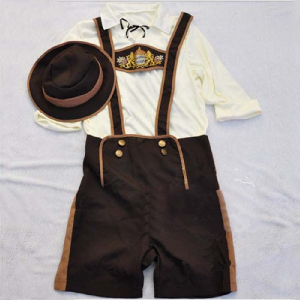 Oktoberfest Couples Suit Traditional Dress Costume (Men & Women) S-3XL