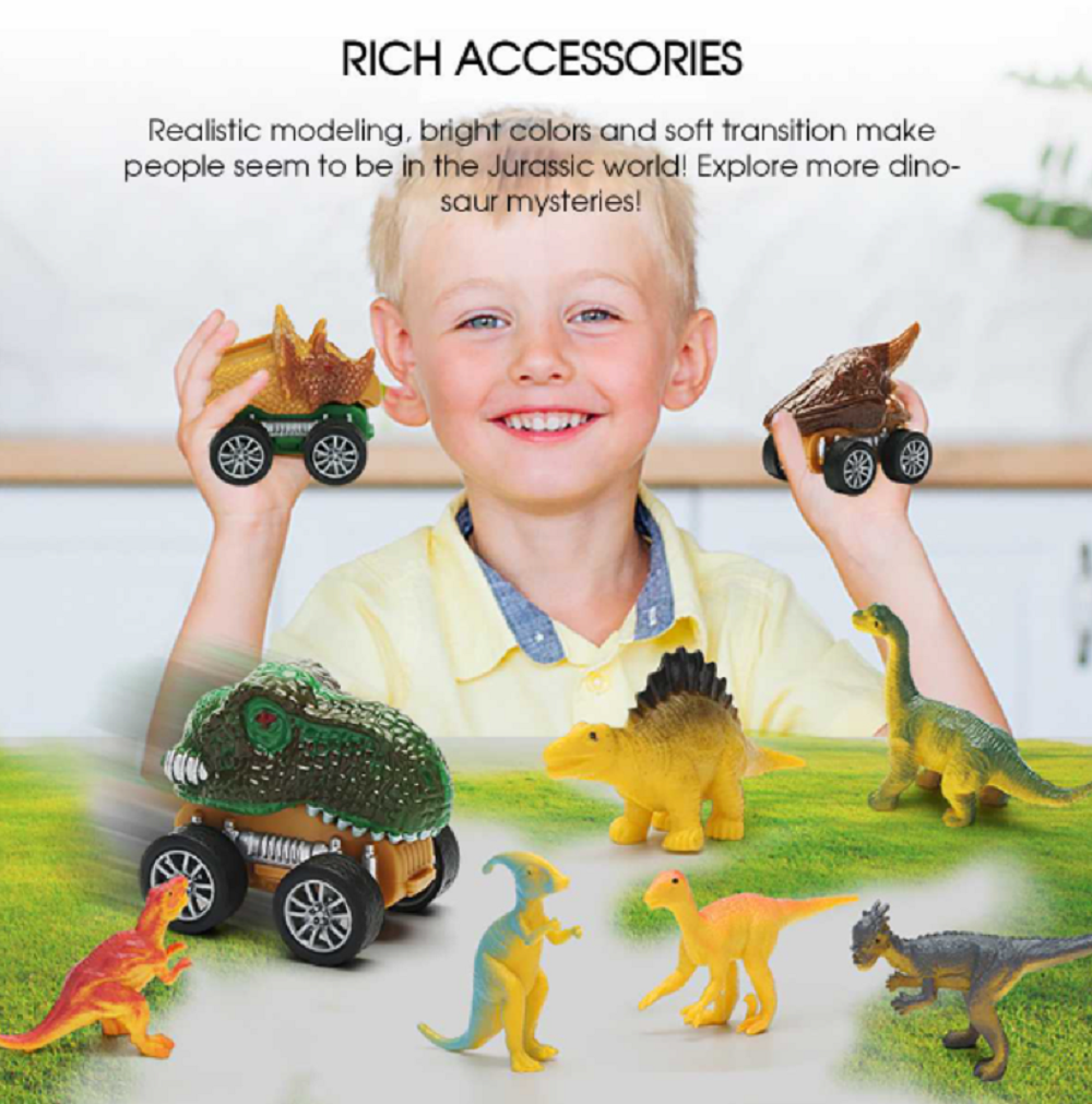 XL Dinosaur Transportation Car Truck (3 Colors) Best Gift Shoppers