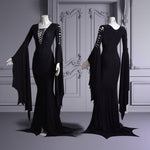 Medieval Witch Morticia Addam Lace Up Dress (3 Colors) S-5XL