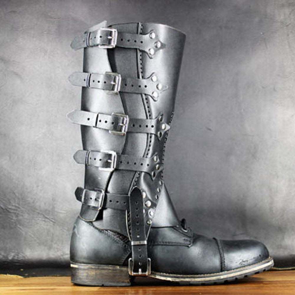 Medieval Armor Greaves Shoe Boots Cover (2 Colors) Adjustable One Size Best Gift Shoppers