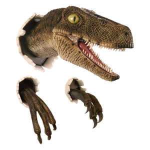 3D Dinosaur Foam Head Wall Mount (2 Colors)