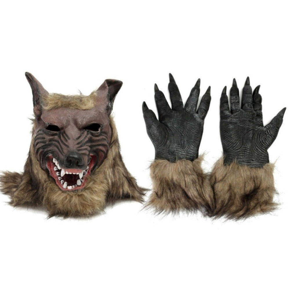 Werewolf Mask (3 Options) Optional Gloves