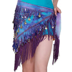Belly Dance Hip Scarf Tassel Wrap Belt Skirts (9 Colors)