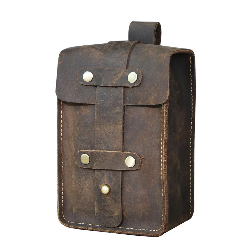 Satchel Hip Belt Leather Bag 