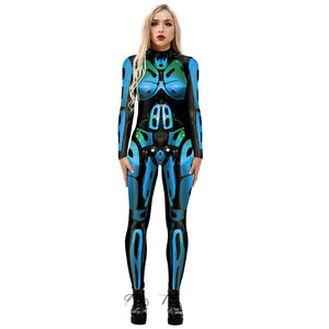 Robot Cyberpunk Bodysuit Costume (20 Colors) S-XL