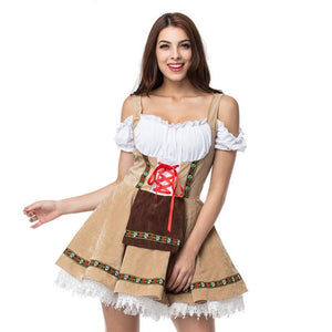 Oktoberfest Couples Suit Traditional Dress Costume (Men & Women) S-3XL