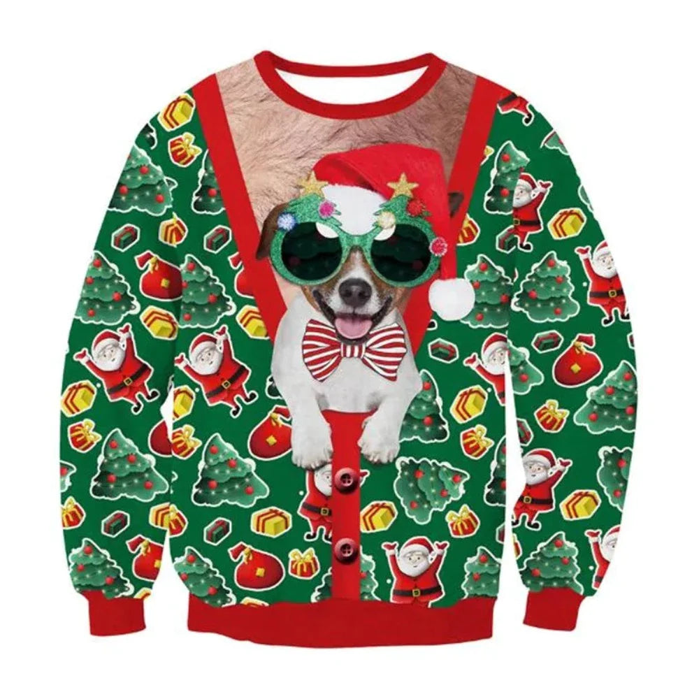 3D Ugly Christmas Sweater (25 Style) S-XL