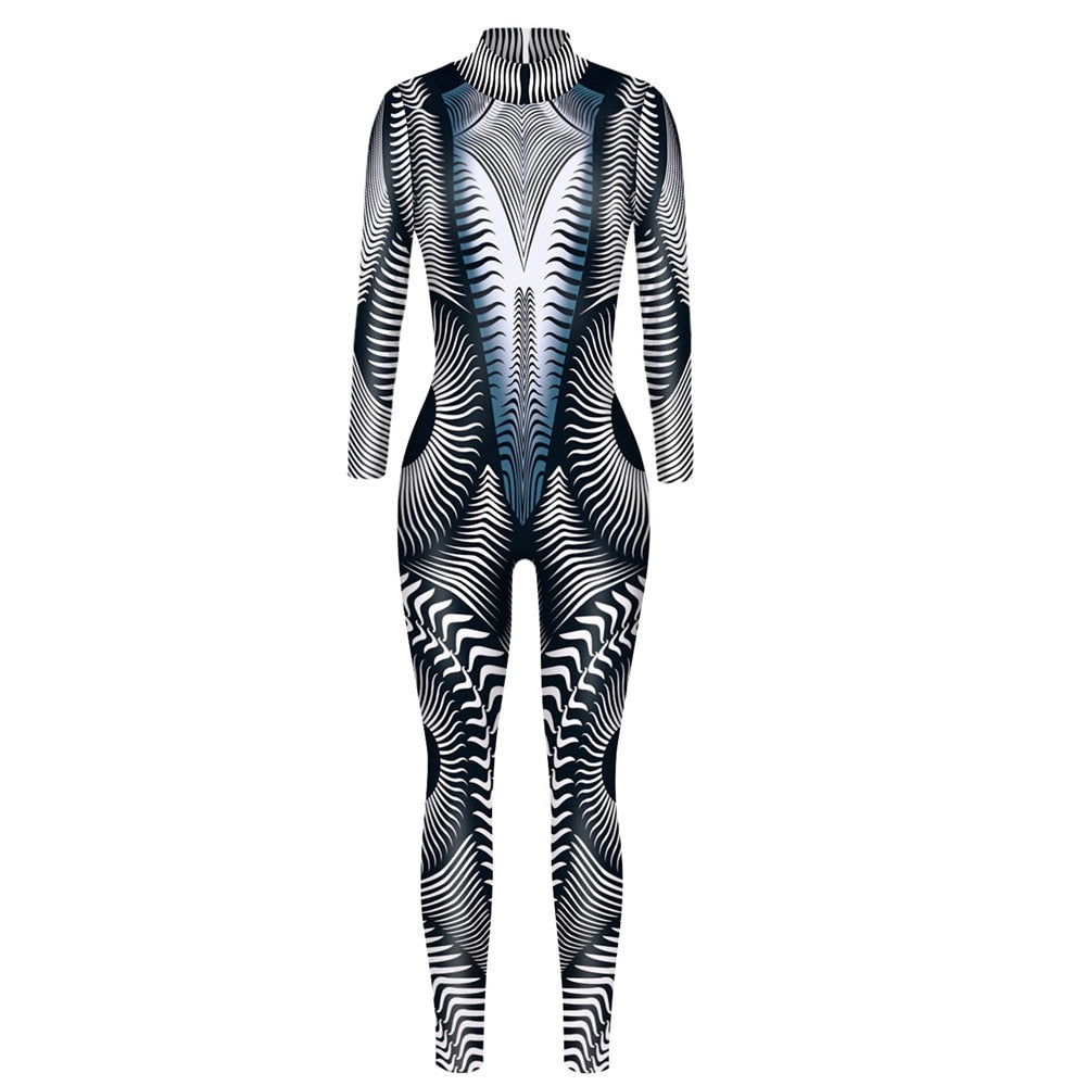 Robot Cyberpunk Bodysuit Costume (20 Colors) S-XL