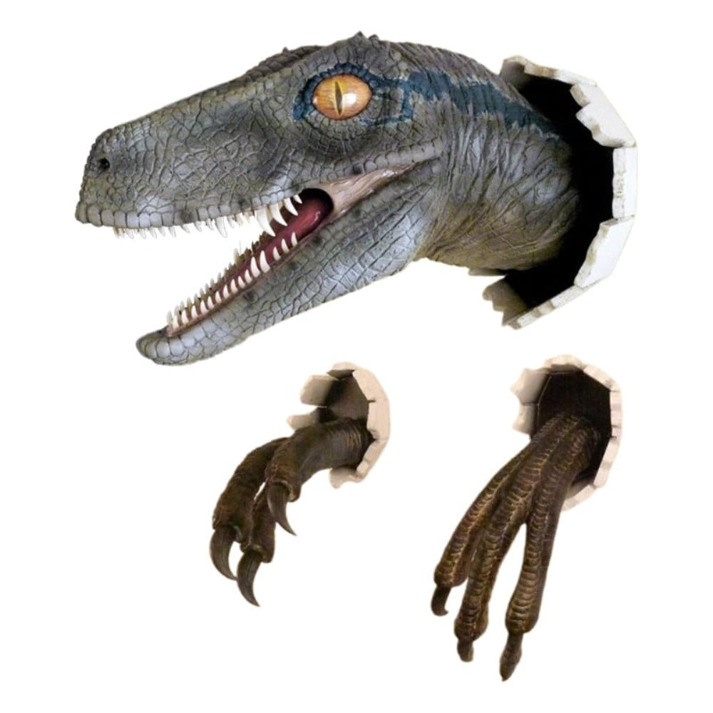 3D Dinosaur Foam Head Wall Mount (2 Colors)