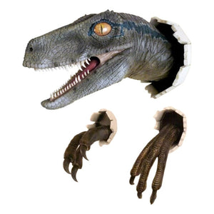 3D Dinosaur Foam Head Wall Mount (2 Colors)