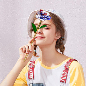 Preserved 24k Gold Long Stem Immortal Rose (16 Colors)