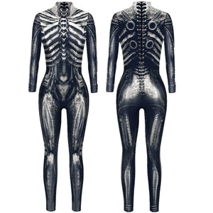 Robot Cyberpunk Bodysuit Costume (20 Colors) S-XL