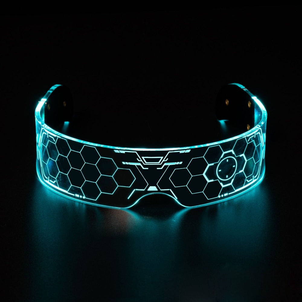 LED Visor Cyberpunk Glasses (4 Style)