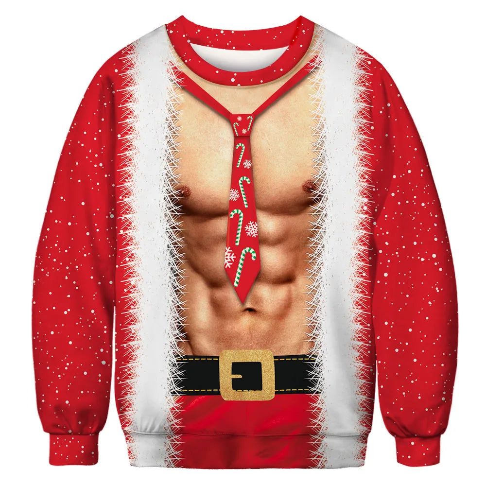 3D Ugly Christmas Sweater (25 Style) S-XL
