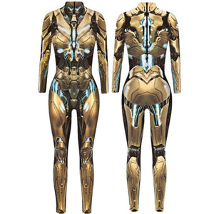 Robot Cyberpunk Bodysuit Costume (20 Colors) S-XL
