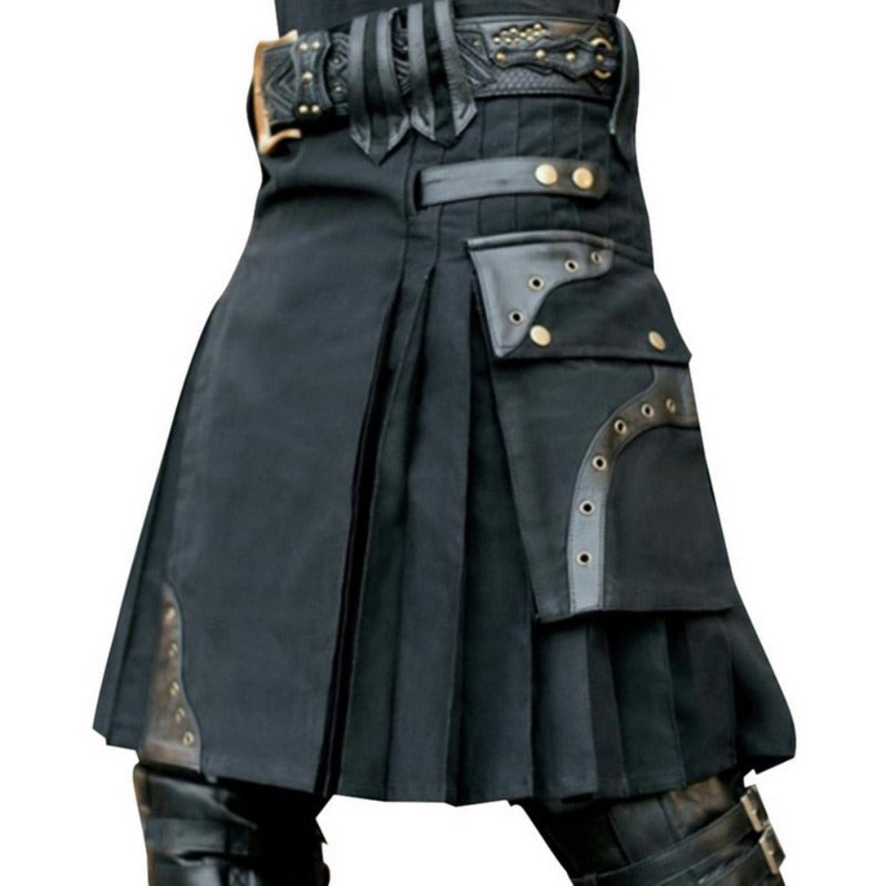 Traditional Men's Metal Kilt (5 Styles) S-5XL