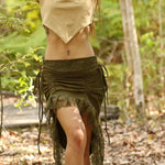 Renaissance High Waist Drawstring Lace Skirt (3 Colors) S-2XL