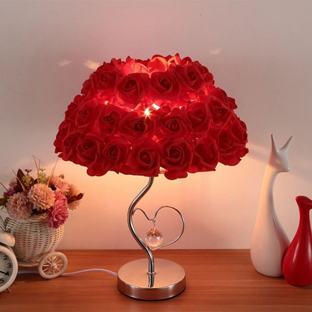 Rose Flower Heart Light Lamp (3 Colors)