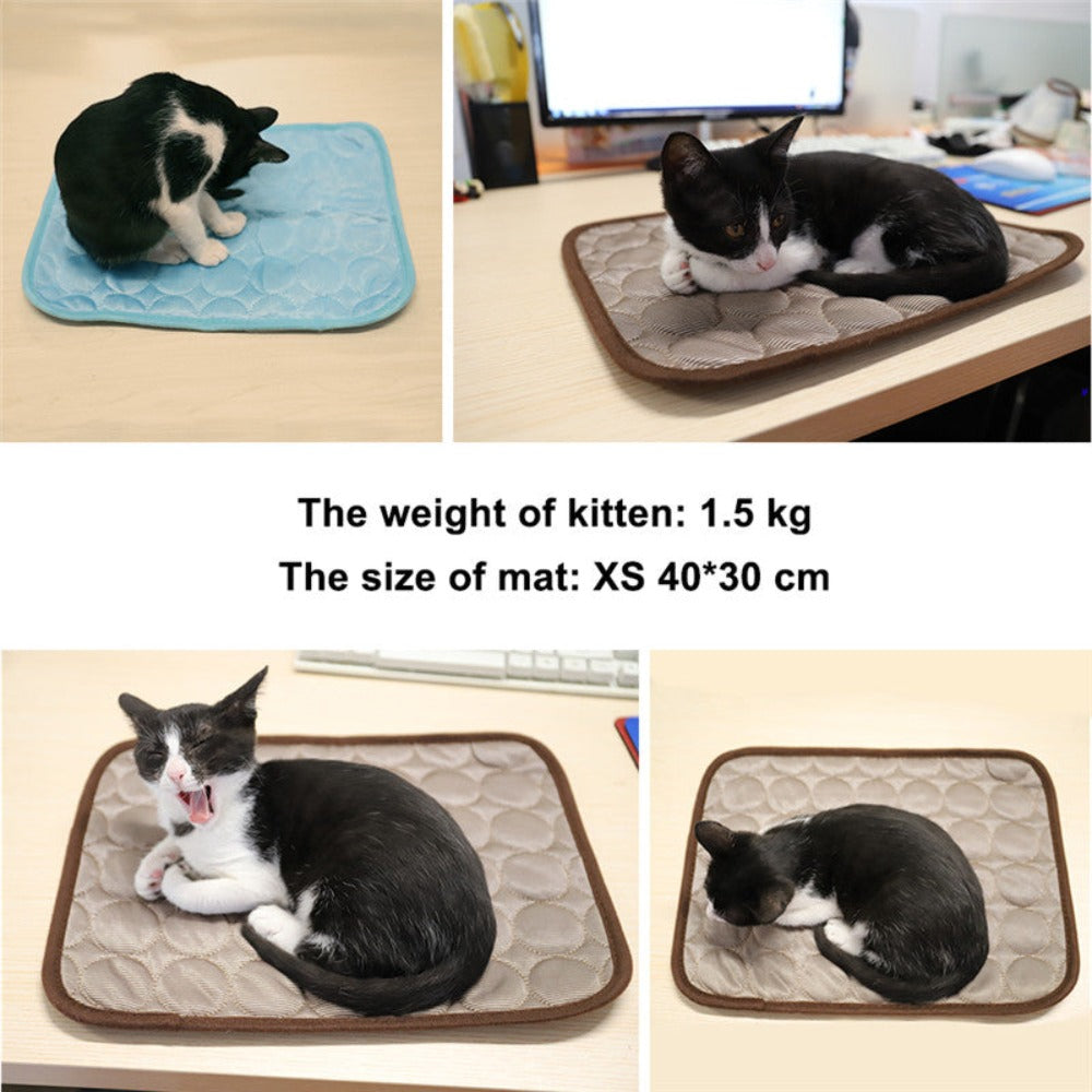 Pet Mat Sleeping Cooling Pad (4 Colors) XS-2XL