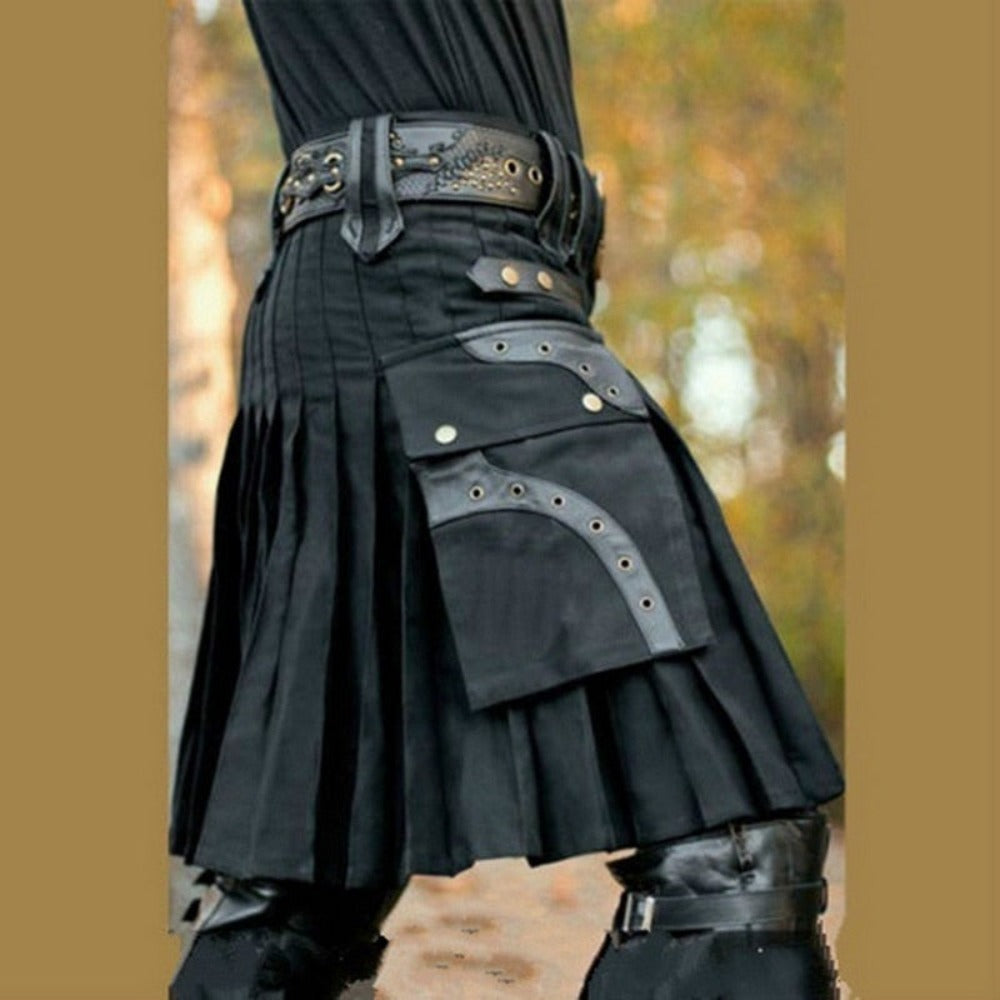 Traditional Men's Metal Kilt (5 Styles) S-5XL