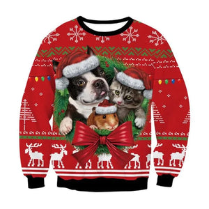 3D Ugly Christmas Sweater (25 Style) S-XL
