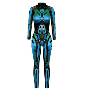 Robot Cyberpunk Bodysuit Costume (20 Colors) S-XL