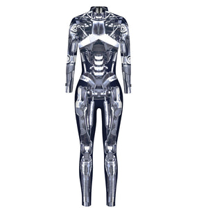 Robot Cyberpunk Bodysuit Costume (20 Colors) S-XL