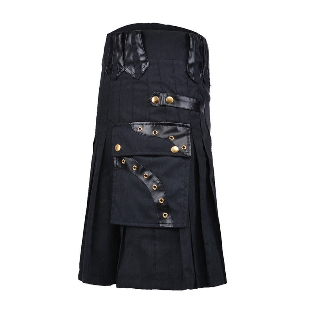Traditional Men's Metal Kilt (5 Styles) S-5XL