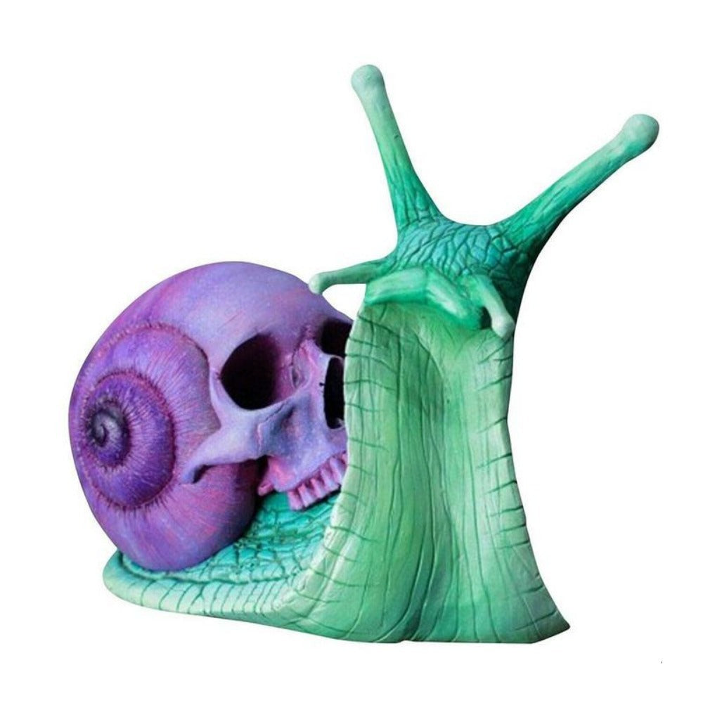 Snail Skull Figurine (2 Colors)