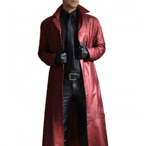 Matrix Halloween Viking Leather Coat Trench Punk Jacket Men's Plus Size Best Gift Shoppers