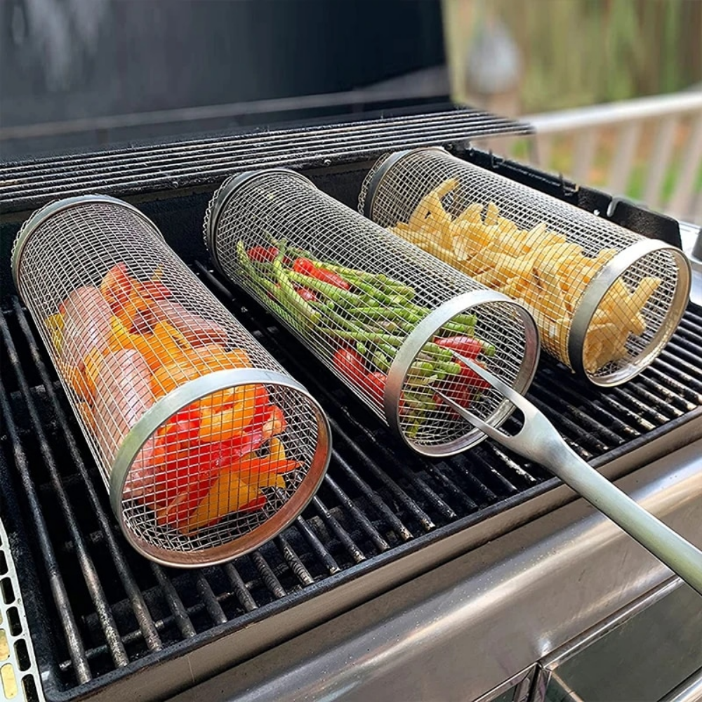 BBQ Rotating Grilling Basket
