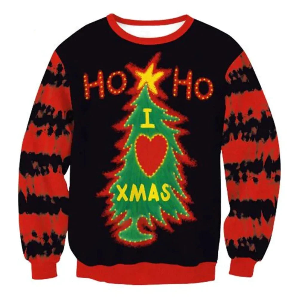 3D Ugly Christmas Sweater (25 Style) S-XL