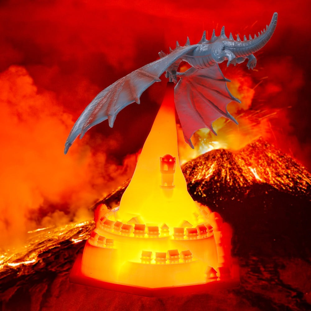 3D Dragon Table Lamp (5 Colors) Rechargeable