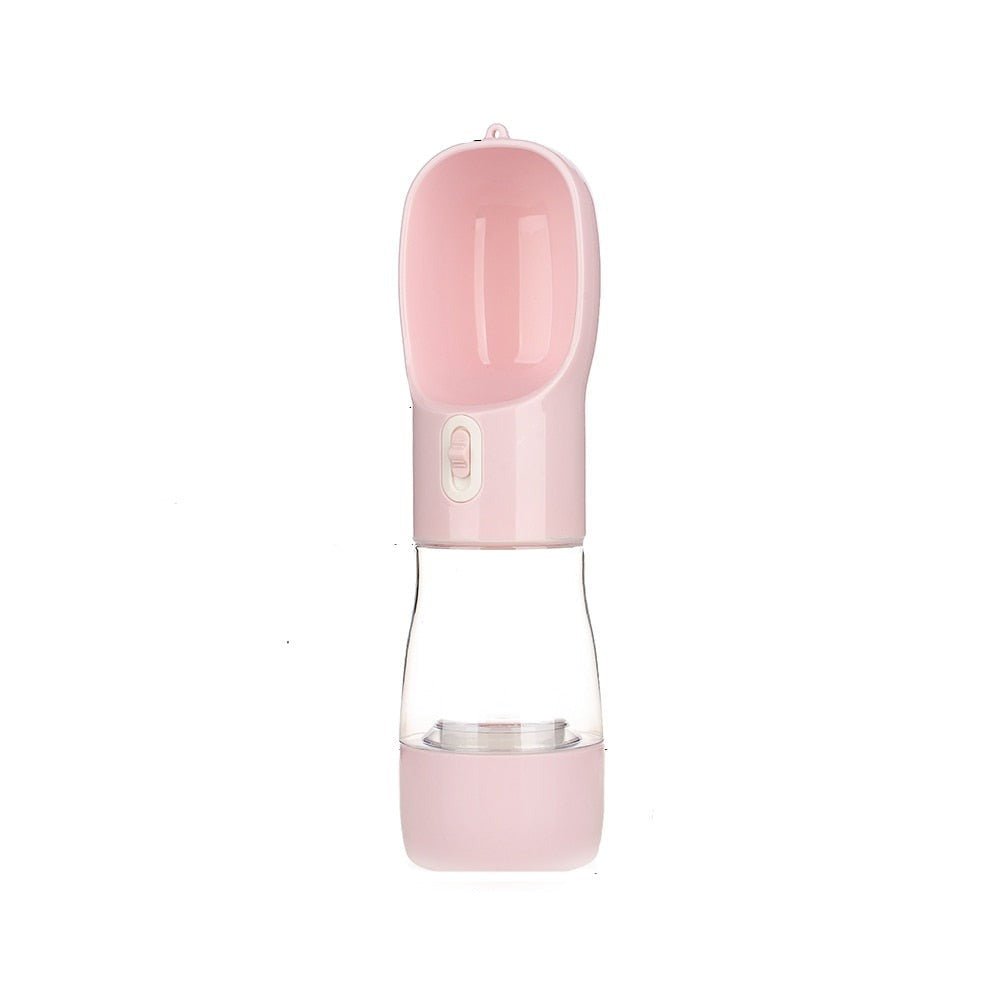 Pet Food Water Bottle Pink