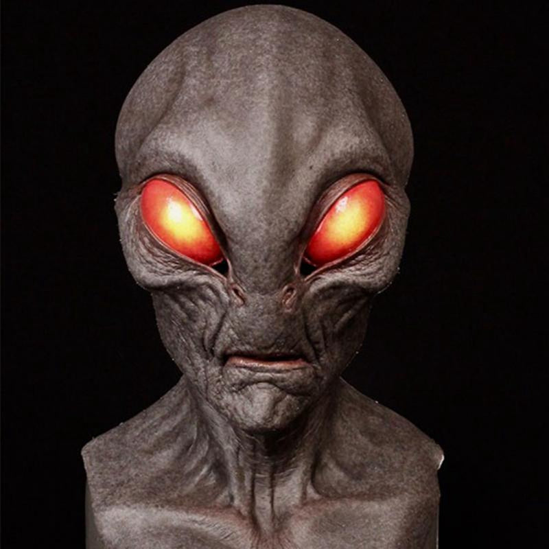 Realistic Alien Halloween Mask (6 Styles) One Size Fits Most