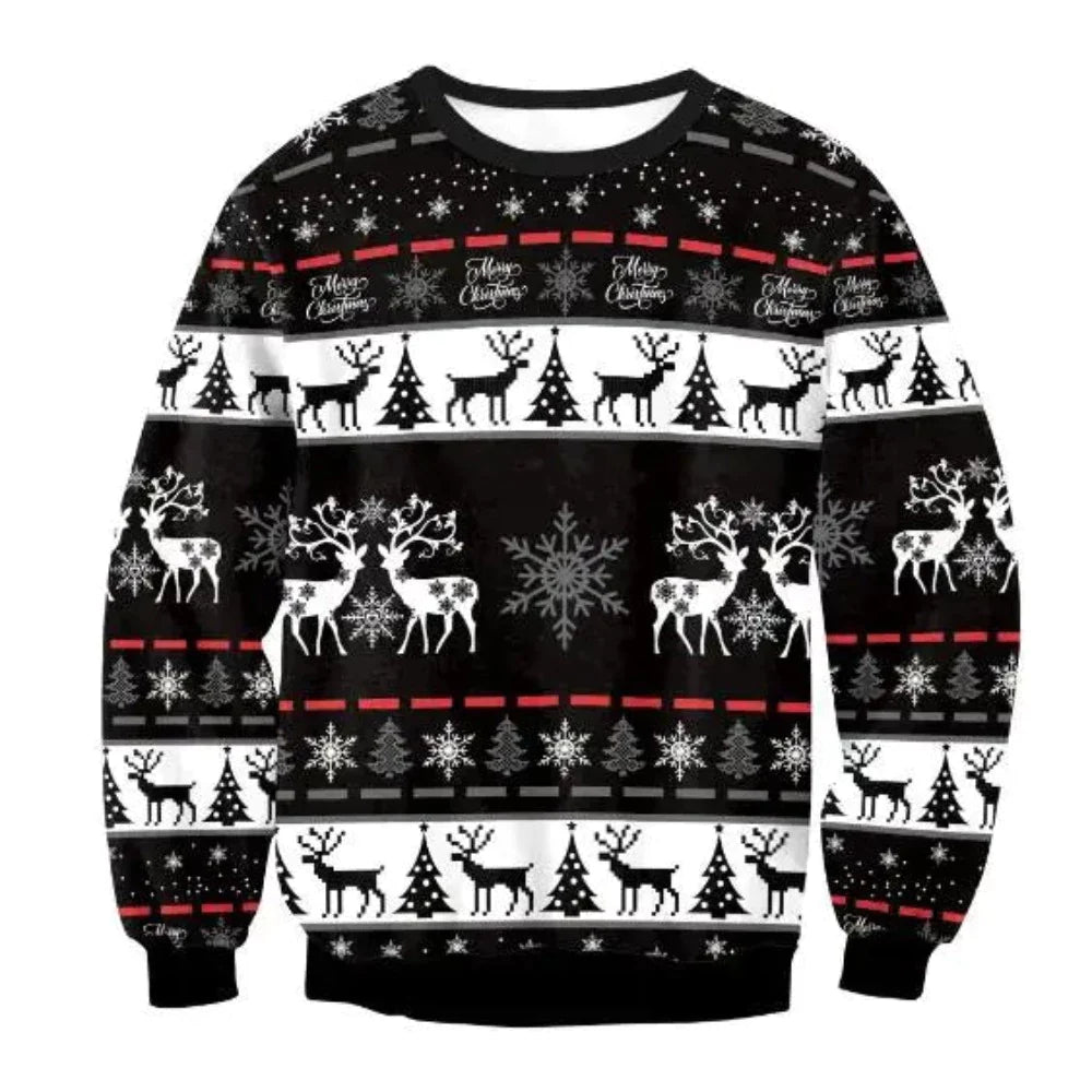 3D Ugly Christmas Sweater (25 Style) S-XL