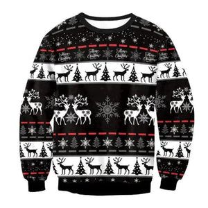 3D Ugly Christmas Sweater (25 Style) S-XL