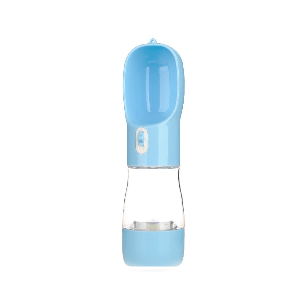 Pet Food Water Bottle Blue