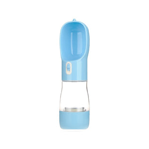 Pet Food Water Bottle Blue