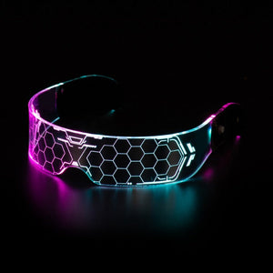 LED Visor Cyberpunk Glasses (4 Style)