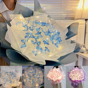 Butterfly Bouquet w/LED Fairy Lights (2 Options)