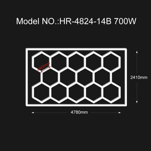 Honeycomb Ceiling Hexagonal Lamp Chandelier