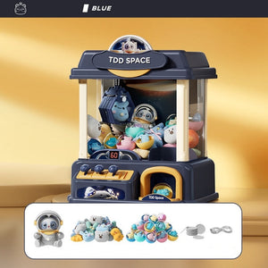 Mini Claw Machine Toy (2 Colors) Timed & Coin Operated - Toys Included