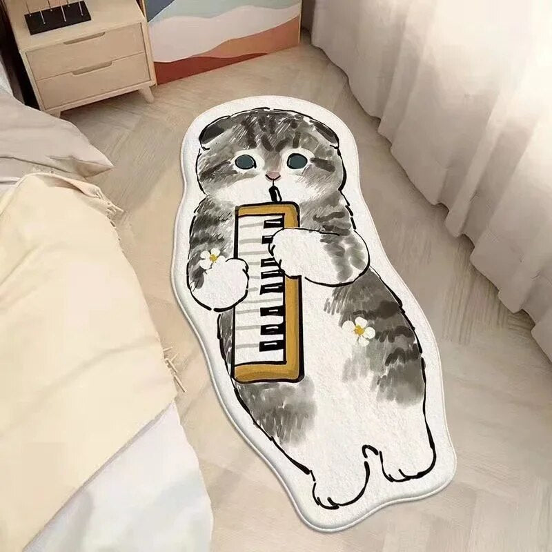 Kawaii Cat Non-slip Rug (25 Style) Size S-L